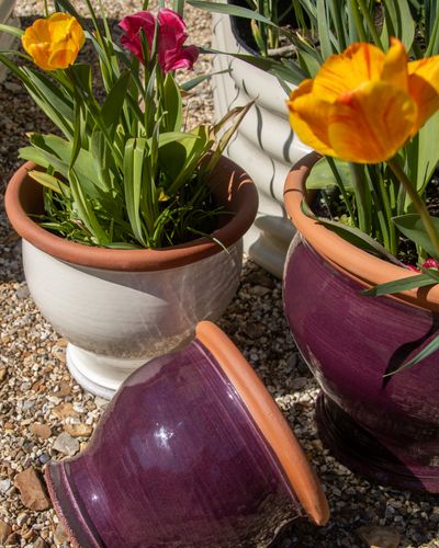 Smith & Jennings Glazed Bellied Planters