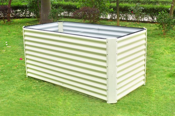 G-MORE DIY Corrugated Metal Raised Garden Bed for Plants