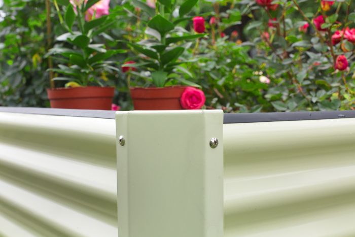 G-MORE DIY Corrugated Metal Raised Garden Bed for Plants
