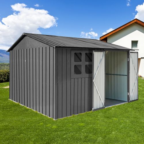 Metal shed
