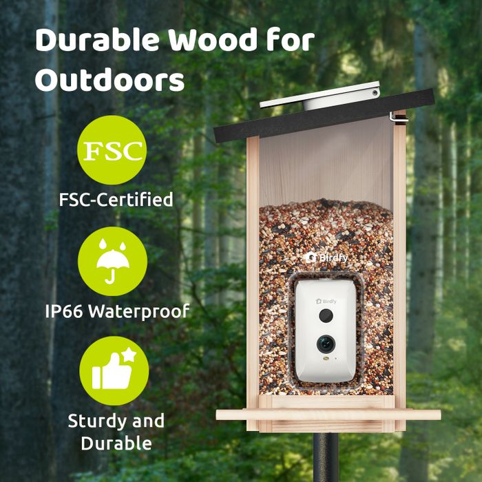 Birdfy feeder Ebony
