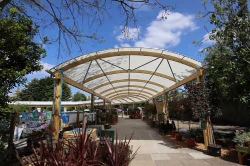 Covered walkways - Lady Green Garden Centre