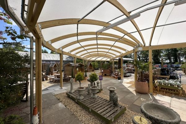 Covered walkways - Lady Green Garden Centre