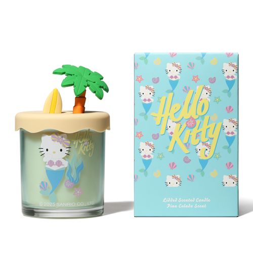 Hello Kitty Seasons Summer Candle, Pina Colada Scented with 3D Lid