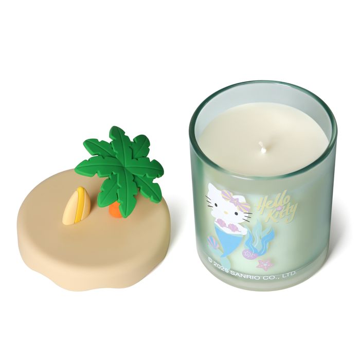 Hello Kitty Seasons Summer Candle, Pina Colada Scented with 3D Lid