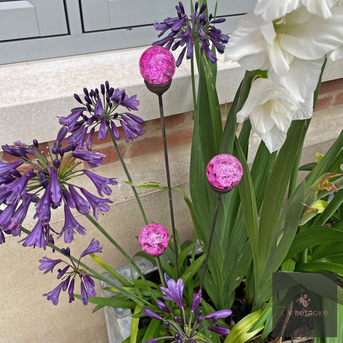 Colourful Cluster of 3 Garden Decor