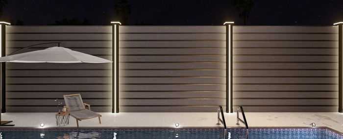 APS Twilight Solar Fence Light System *Retail Ready*