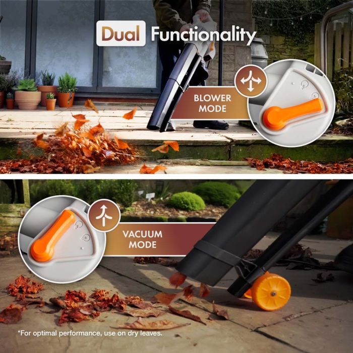 Leaf Blower with Vacuum & Mulcher