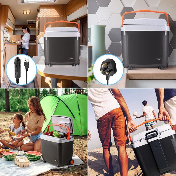 Electric Cool Box on Wheels - 28L