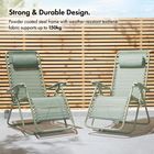 Verona Sage Green Zero Gravity Chair – Set of 2