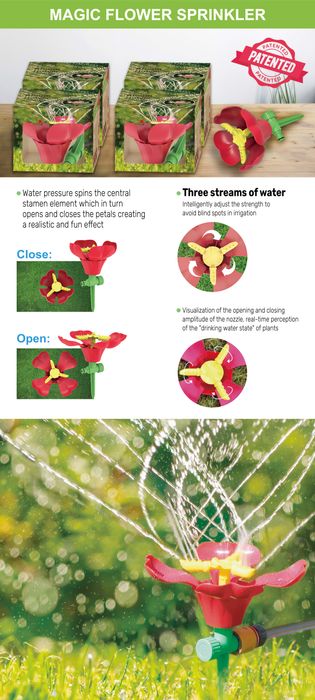 magic flower sprinkler
