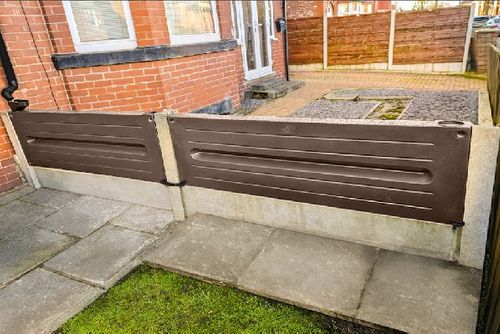100 litre Prestige Water Fence Panel Tank