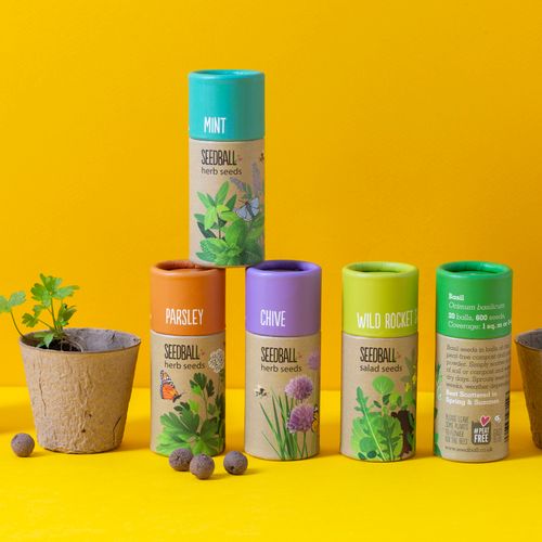 Herb Seed Balls - Tube Range