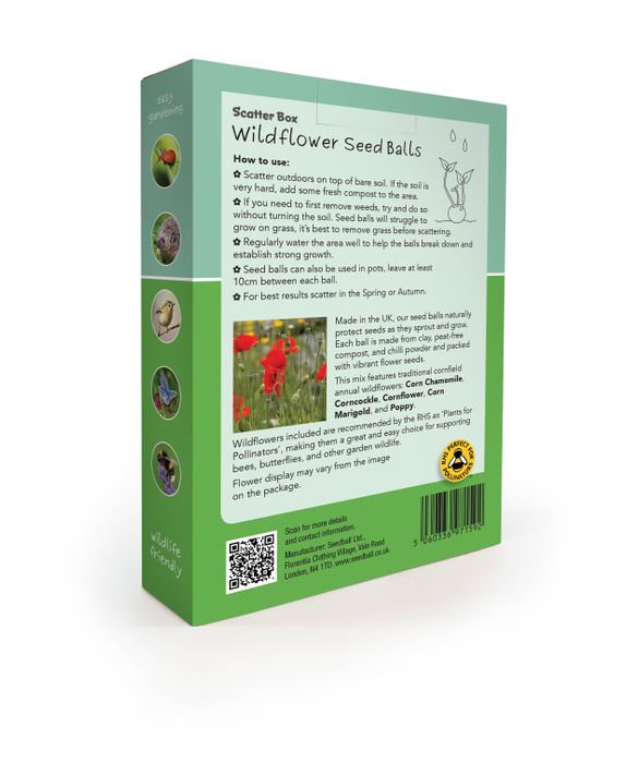 Wildflower Seed Balls - Scatter Box