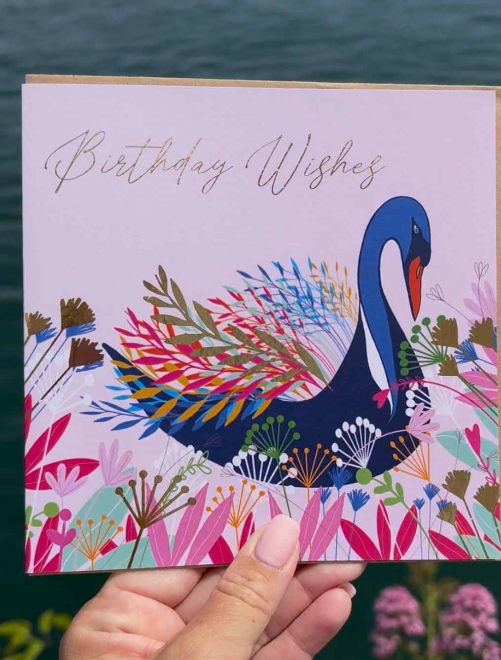 Gold foil finish cards