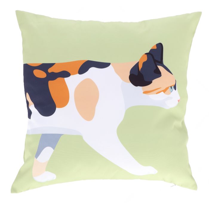 BK043-Outdoor Cushion Calico Cat