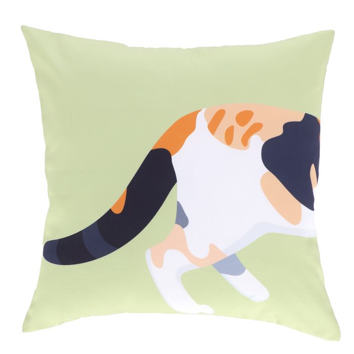 BK043-Outdoor Cushion Calico Cat