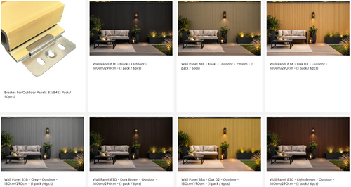 Outdoor Wall Panels