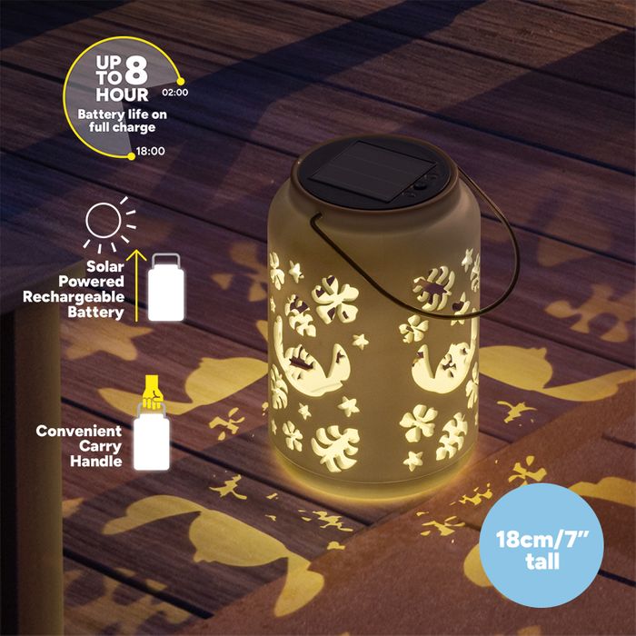Stitch Solar Projection Lantern