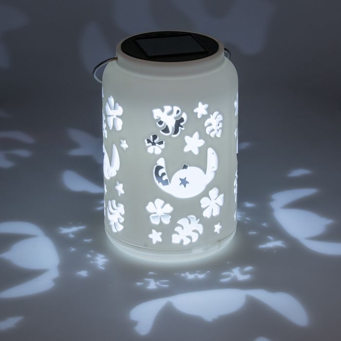 Stitch Solar Projection Lantern