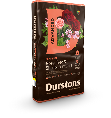 Durstons Advanced 40L Peat Free Rose, Tree & Shrub Compost