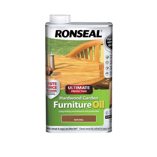Ronseal Ultimate Protection Hardwood Garden Furniture Oil