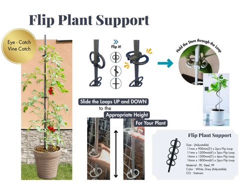 Flip plant support
