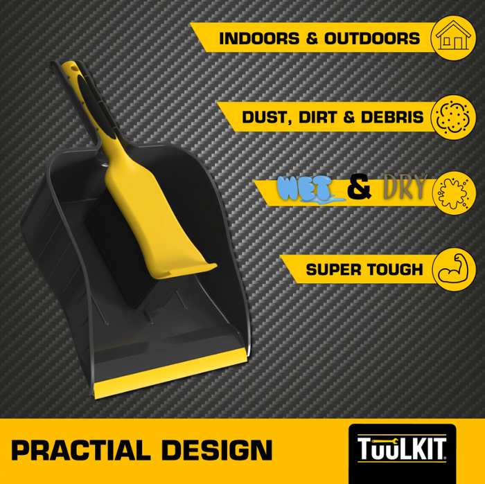 Bulldozer Dustpan and Brush