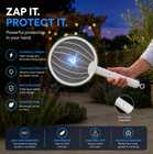 3-in-1 Rechargeable Bug Zapper Racket
