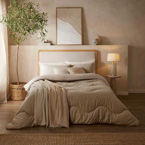 Night Lark Coverless Duvet Soft Weave Natural Oat