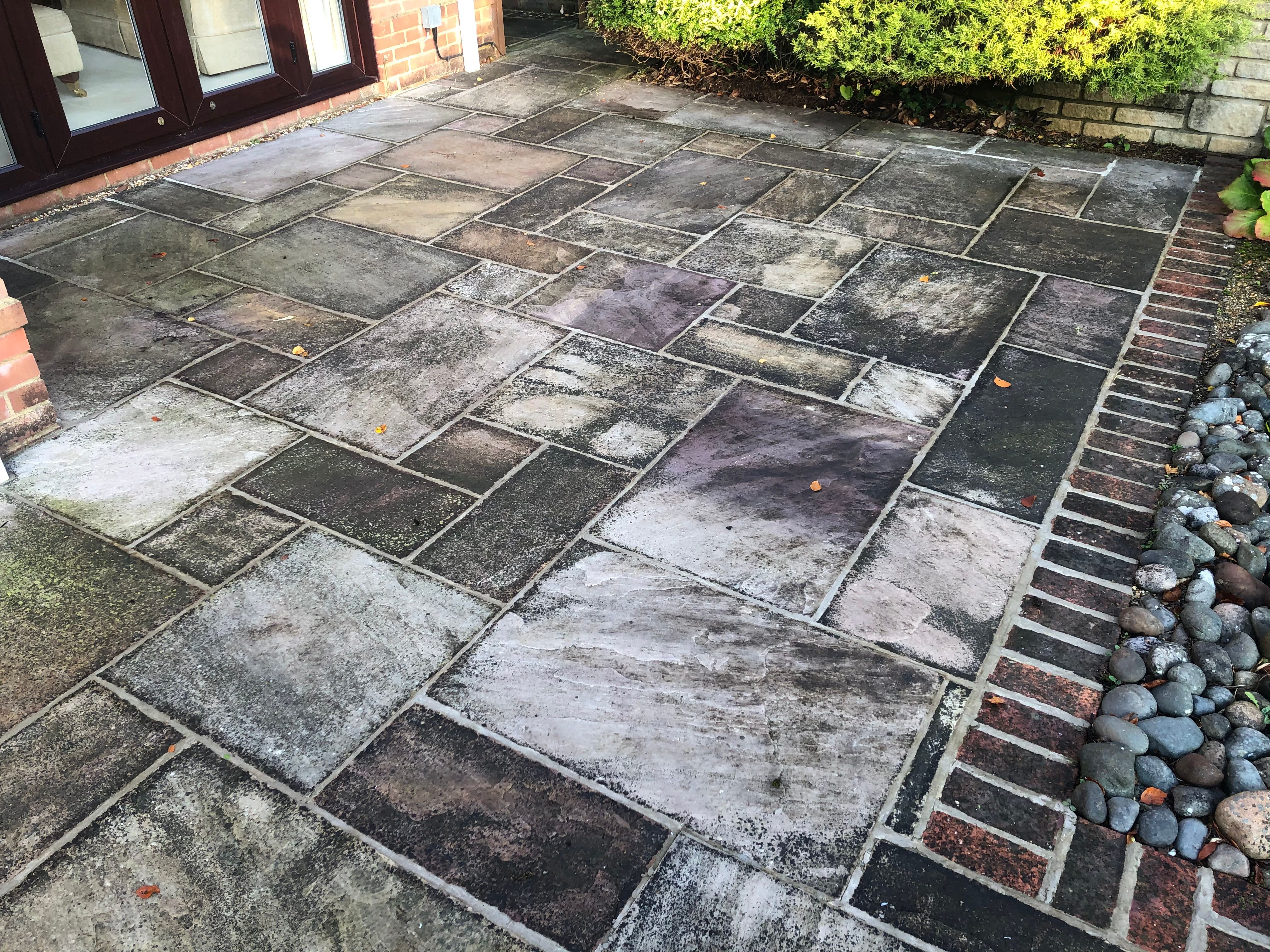 Patio Black Spot Remover for Natural Stone