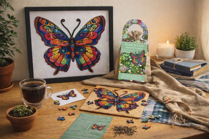 Puzzle & Grow Butterfly Garden