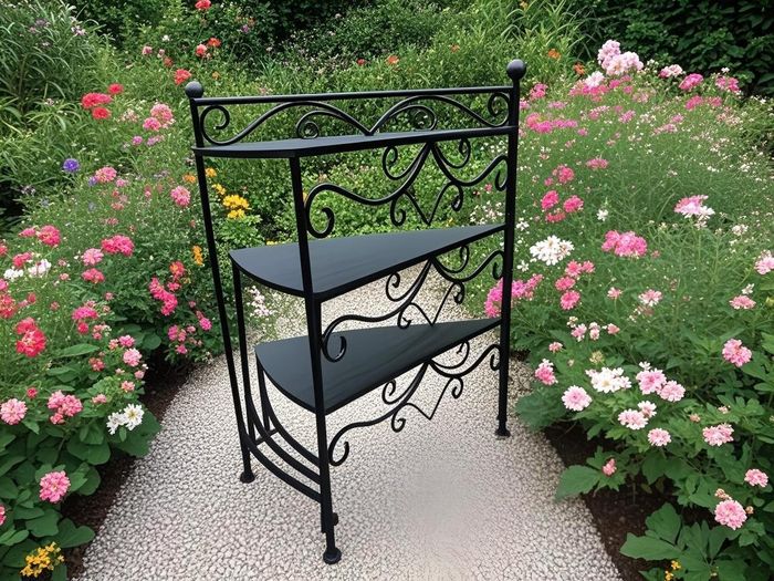 plant rack, metal plant rack, iron plant stand, multi tier plant shelf, outdoor plant display rack, balcony flower rack, garden plant holder, weatherproof plant storage rack