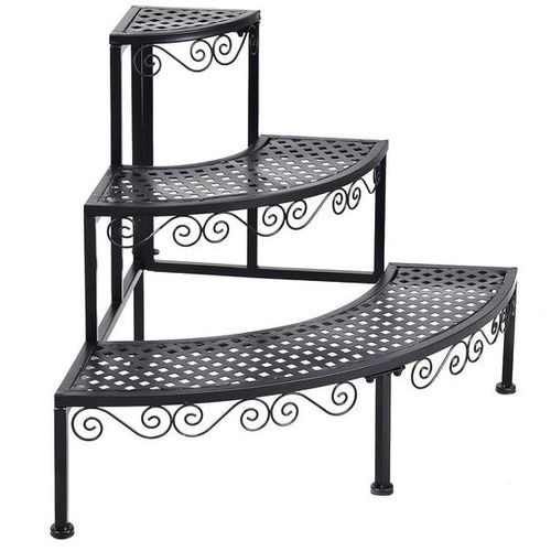 plant rack, metal plant rack, iron plant stand, multi tier plant shelf, outdoor plant display rack, balcony flower rack, garden plant holder, weatherproof plant storage rack
