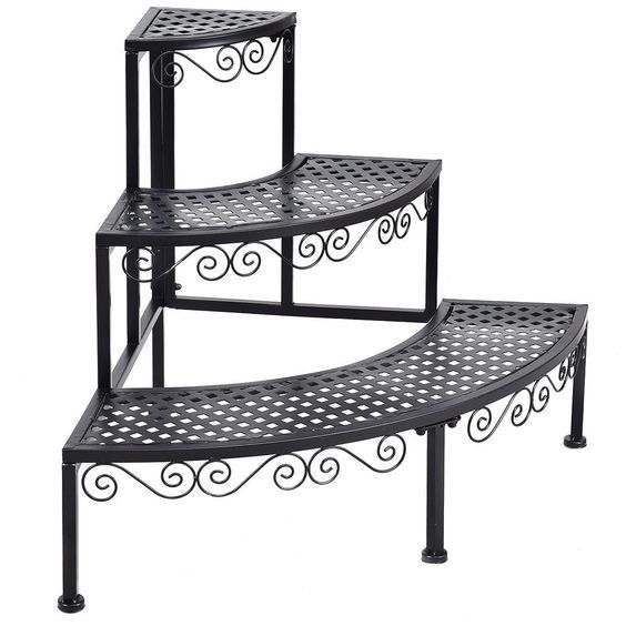 plant rack, metal plant rack, iron plant stand, multi tier plant shelf, outdoor plant display rack, balcony flower rack, garden plant holder, weatherproof plant storage rack