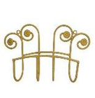 water pipe holder, garden hose holder, metal hose bracket, wrought iron pipe hanger, outdoor wall pipe holder, garden hose storage bracket, exterior pipe rack, garden tidy accessory