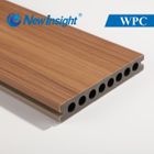 Round Hole Co-extruded WPC Decking Boutique Walkway