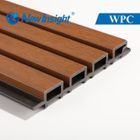 Dual-Tone Co-extruded WPC Wall Panel Commercial Facade
