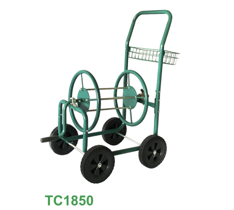 Organize Better, Water Easier-Hose Reel Cart