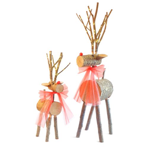 Kiln Dried Hardwood Reindeer