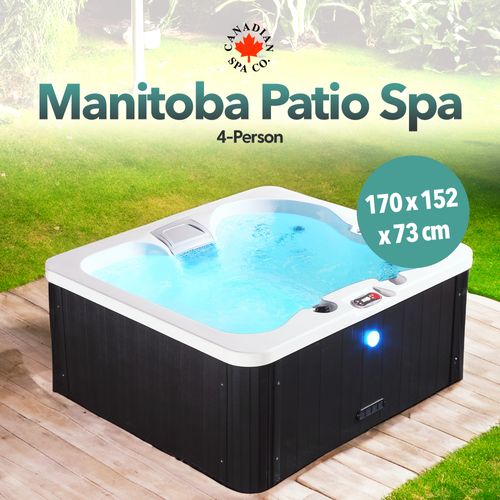 Manitoba Patio Spa | 4-Person 14-Jet | 172 x 154 cm