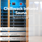 Chilliwack Far Infrared Sauna W101.5 x D96.5 x H190.5cm