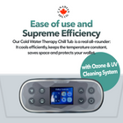 Chill Therapy Spa - Fill, plug in, and experience it Brown Finish