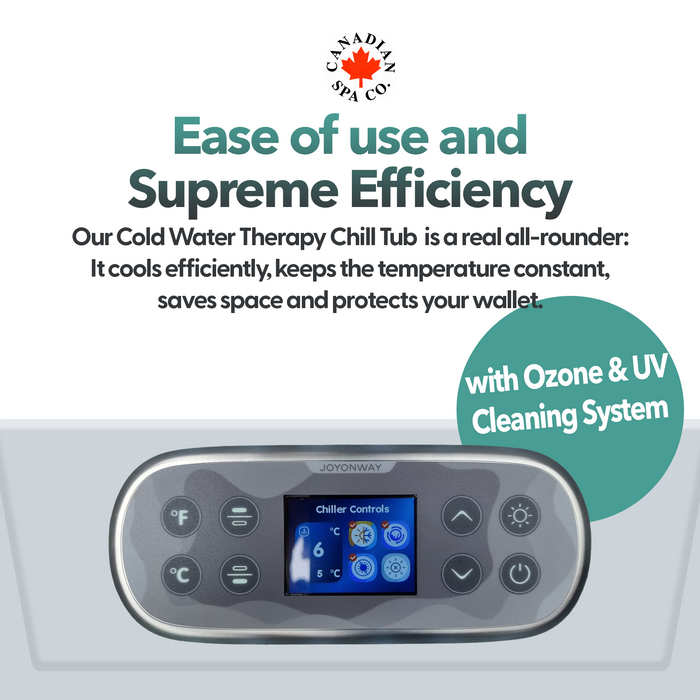 Chill Therapy Spa - Fill, plug in, and experience it Brown Finish