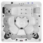 Erie Hot Tub | 6-Person 46-Jet Luxury Hot Tub  | 213 x 213 cm LED Lighting, Built-in Bluetooth, Aromatherapy Canister, and Glacier Filtration