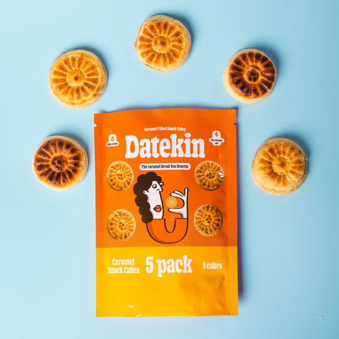 Datekin Caramel Filled Snack Cakes