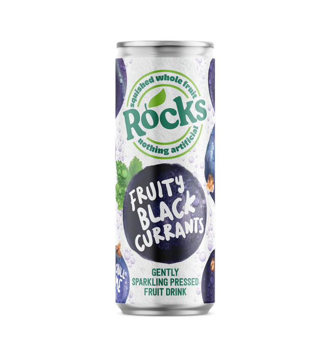 Rocks Fruity Blackcurrant Sparkling Can 330ml