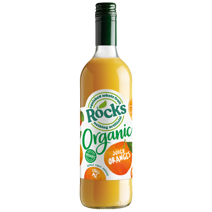 Rocks Orange Organic Squash 740ml