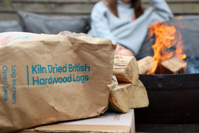 Kiln Dried British Logs in Paper Sacks