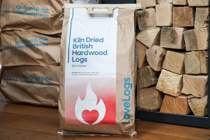 Kiln Dried British Logs in Paper Sacks